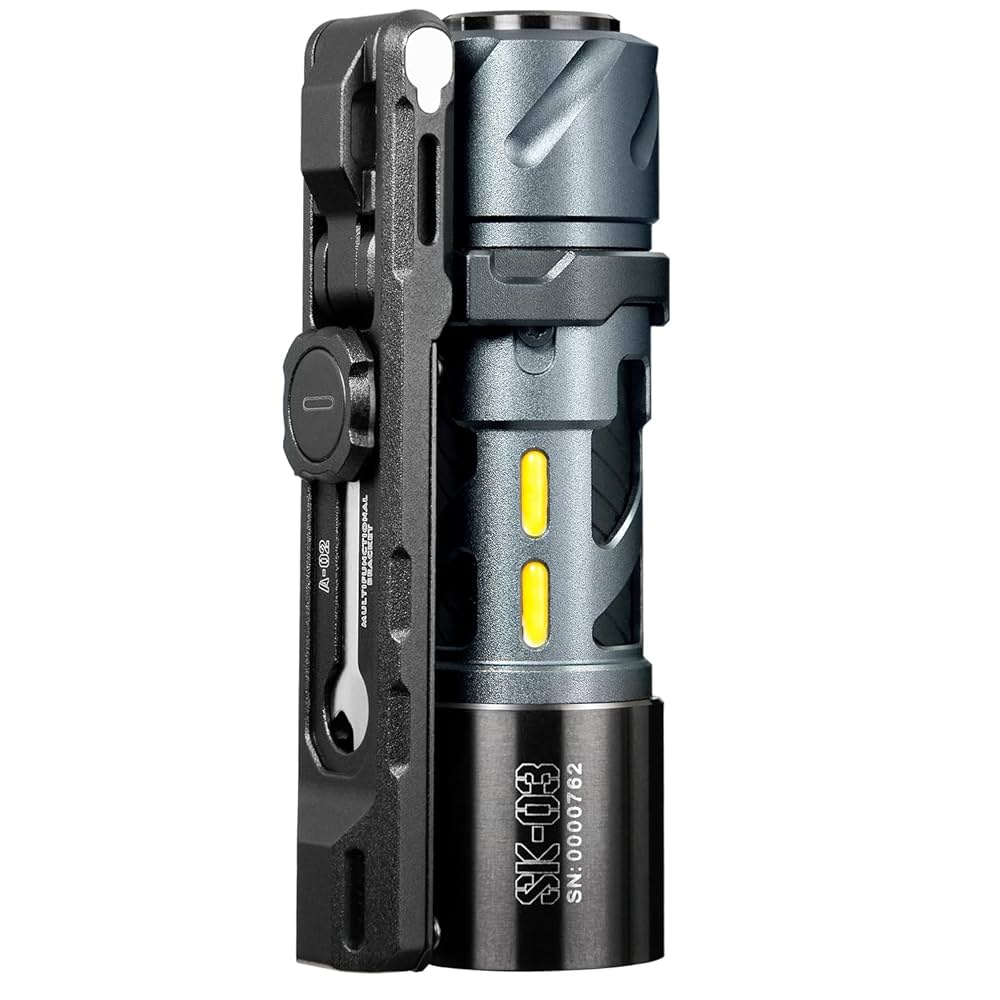Amazon.com: LOOP GEAR SK03 Pro EDC Rechargeable Flashlight